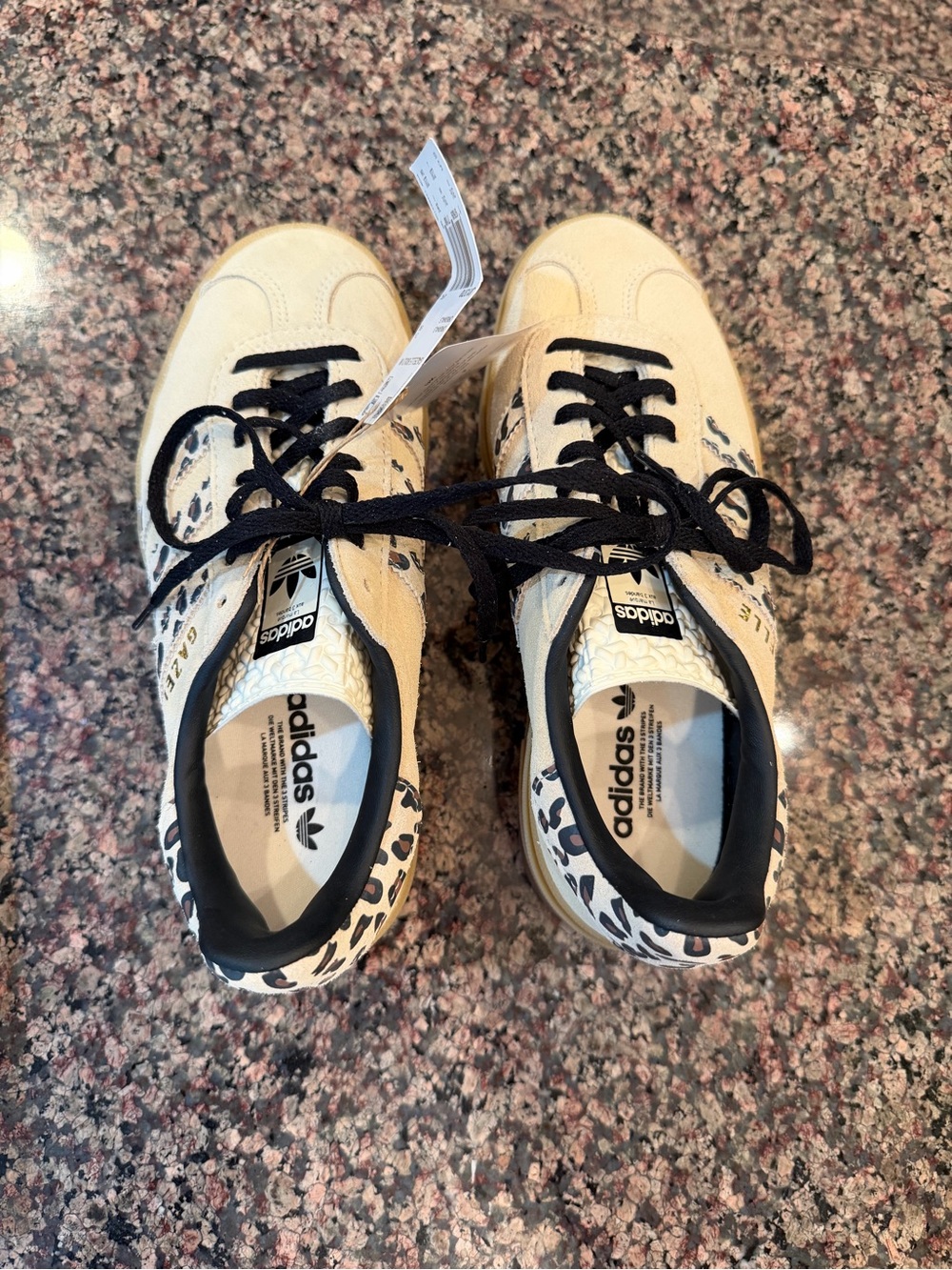 Adidas Gazelle Bold Women’s Size 5 Animal Print - Picture 2 of 5